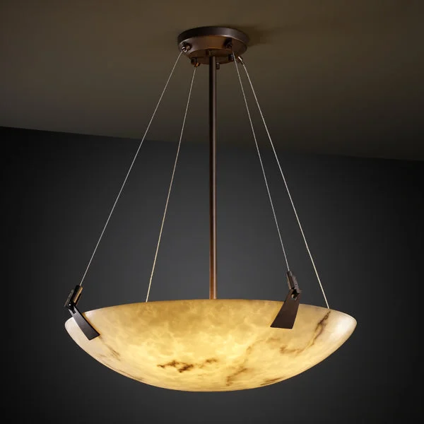 Mediterranean - Style Ceiling Lights with Terra - Cotta and Ceramic DetailsJustice Designs LumenAria FAL-9641-35-DBRZ-LED3-3000 Pendant Light - Dark Bronze Mediterranean - Style Ceiling Lights with Terra - Cotta and Ceramic DetailsJustice Designs LumenAria FAL-9641-35-DBRZ-LED3-3000 Pendant Light - Dark Bronze