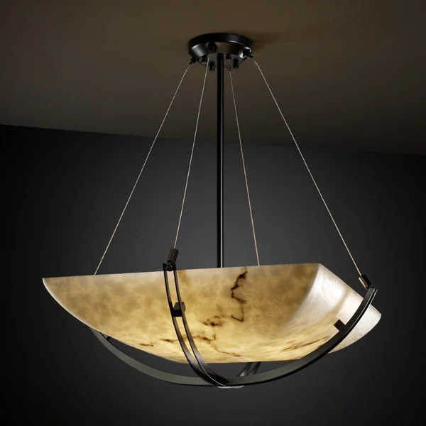 Crystal Ceiling Lights with High - Quality Swarovski CrystalsJustice Designs LumenAria FAL-9722-25-MBLK-LED5-5000 Pendant Light - Matte Black Crystal Ceiling Lights with High - Quality Swarovski CrystalsJustice Designs LumenAria FAL-9722-25-MBLK-LED5-5000 Pendant Light - Matte Black