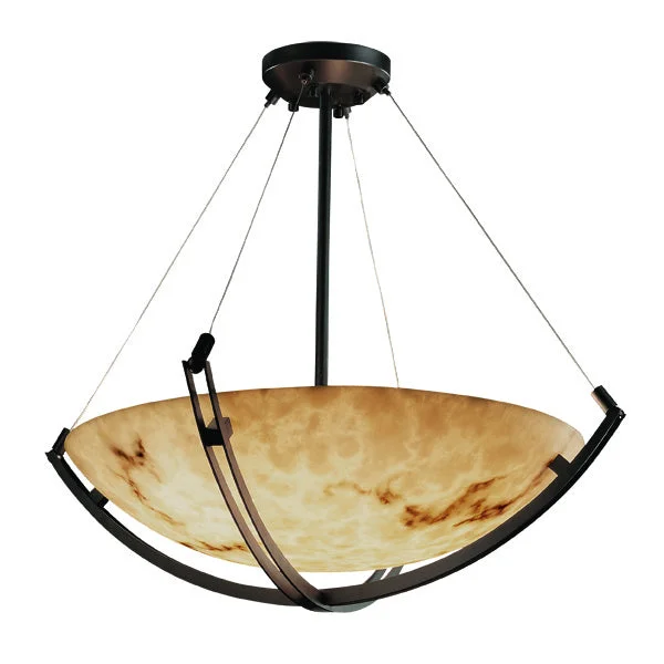 Indian - Themed Ceiling Lights with Intricate Filigree and Mirror WorkJustice Designs LumenAria FAL-9722-35-DBRZ-LED5-5000 Pendant Light - Dark Bronze Indian - Themed Ceiling Lights with Intricate Filigree and Mirror WorkJustice Designs LumenAria FAL-9722-35-DBRZ-LED5-5000 Pendant Light - Dark Bronze