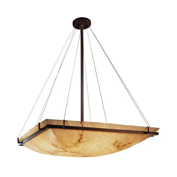 Art Deco Ceiling Lights with Geometric Patterns and Metallic FinishesJustice Designs LumenAria FAL-9794-25-DBRZ-LED6-6000 Pendant Light - Dark Bronze Art Deco Ceiling Lights with Geometric Patterns and Metallic FinishesJustice Designs LumenAria FAL-9794-25-DBRZ-LED6-6000 Pendant Light - Dark Bronze