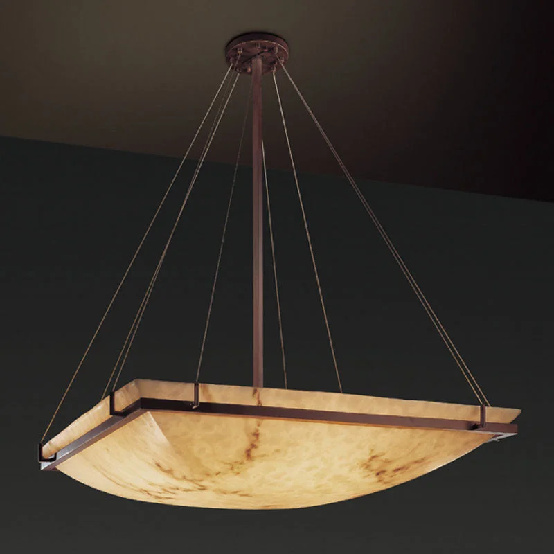Chinese - Style Ceiling Lights with Red Lantern - Inspired DesignsJustice Designs LumenAria FAL-9797-25-DBRZ Pendant Light - Dark Bronze Chinese - Style Ceiling Lights with Red Lantern - Inspired DesignsJustice Designs LumenAria FAL-9797-25-DBRZ Pendant Light - Dark Bronze