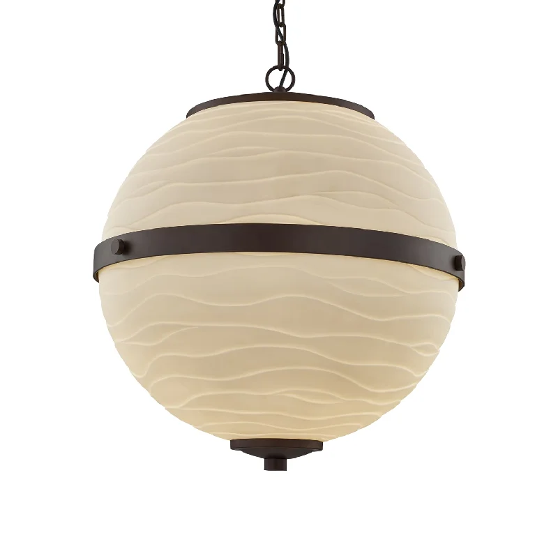 Bohemian Ceiling Lights with Beads, Tassels, and Colorful GlassJustice Designs Porcelina PNA-8040-WAVE-DBRZ Pendant Light - Dark Bronze Bohemian Ceiling Lights with Beads, Tassels, and Colorful GlassJustice Designs Porcelina PNA-8040-WAVE-DBRZ Pendant Light - Dark Bronze