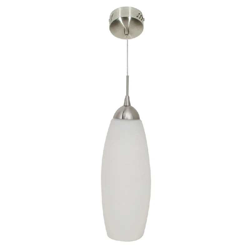 Scandinavian Style Ceiling Lights with Light Wood AccentsLong Glass LED Pendant Light in White Eurotech - SH258-OP-WH Scandinavian Style Ceiling Lights with Light Wood AccentsLong Glass LED Pendant Light in White Eurotech - SH258-OP-WH