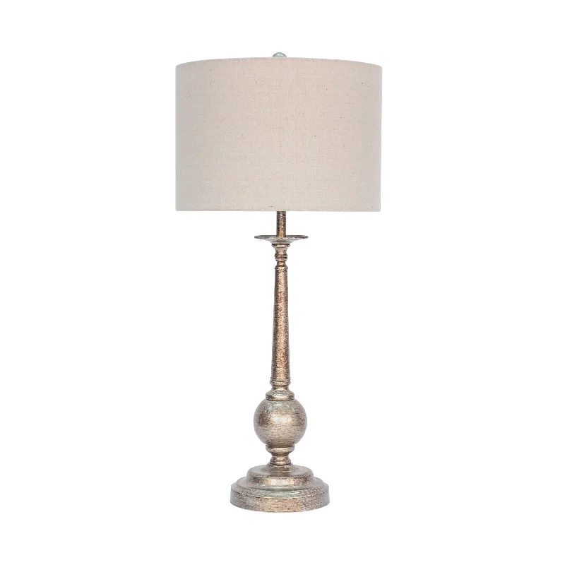 art deco table lamps with geometric shapes for a retro touchLugo Candlestick Table Lamp 74cm