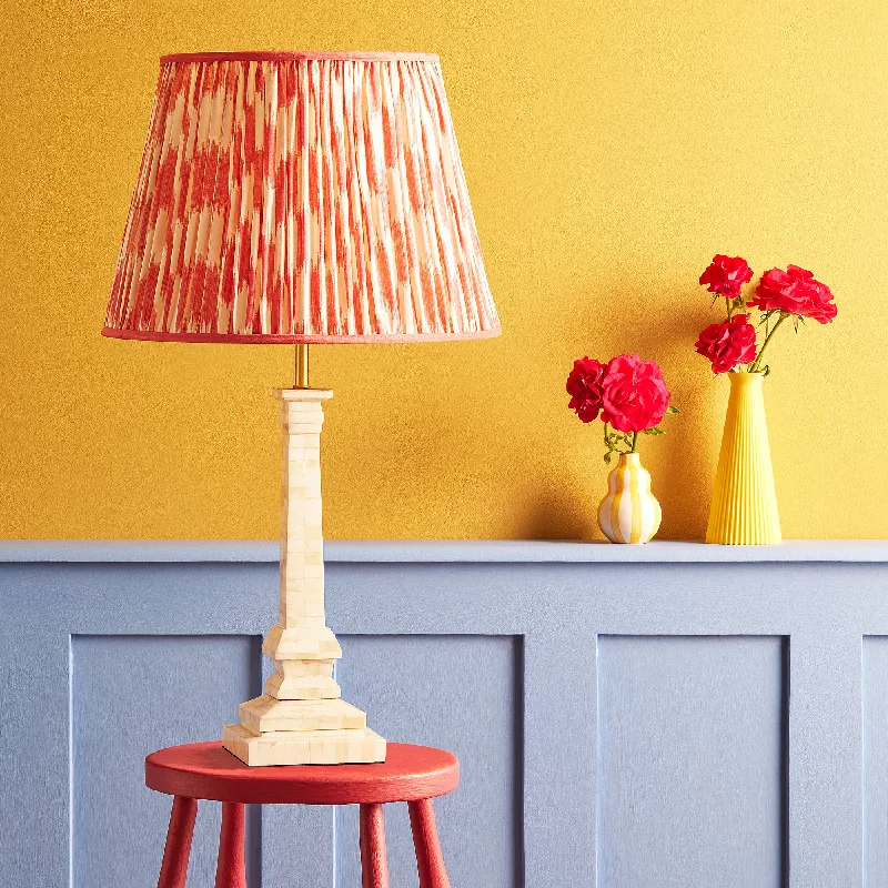 leather table lamps with a distressed texture for a rugged charmMakalu table lamp in bone leather table lamps with a distressed texture for a rugged charmMakalu table lamp in bone