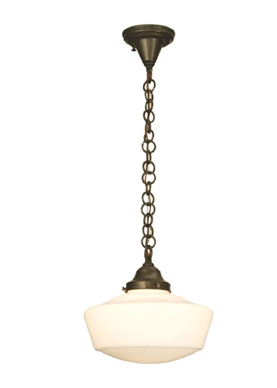 Metal Ceiling Lights in Brass, Copper, Stainless Steel, and IronOne Light Pendant