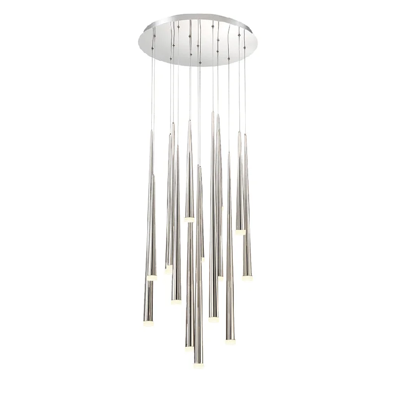 Gothic Ceiling Lights with Dark Metalwork and Pointed ArchesCascade LED Pendant