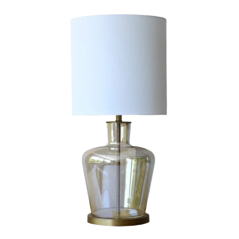 leather table lamps with a distressed texture for a rugged charmNeda Lamp