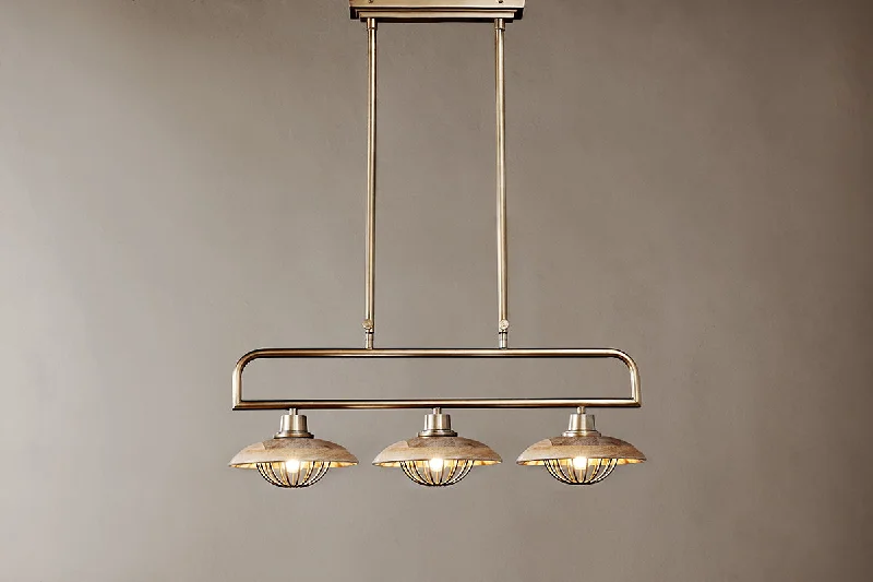 Contemporary Ceiling Lights with Unique, Abstract ShapesNkuku Chakai Mango Wood Bar Pendant Antique Brass Contemporary Ceiling Lights with Unique, Abstract ShapesNkuku Chakai Mango Wood Bar Pendant Antique Brass