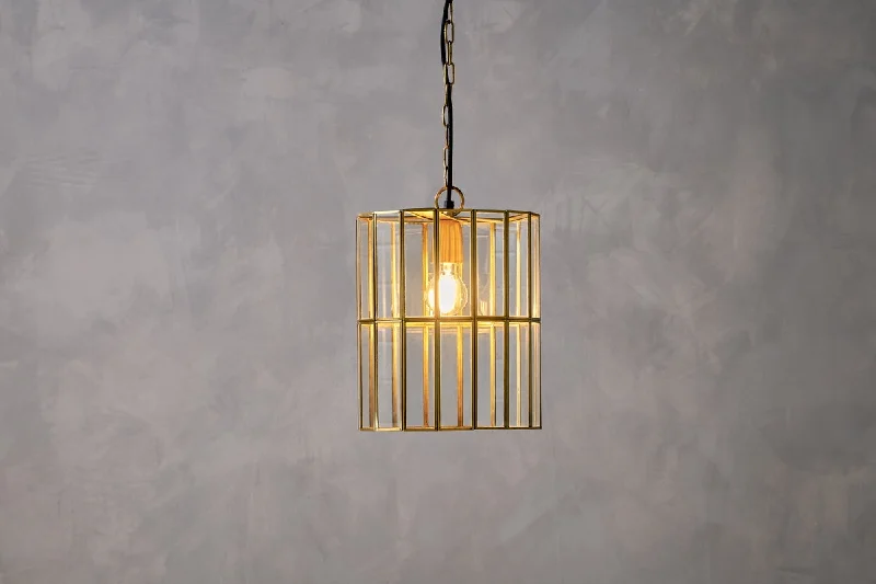 Victorian - Inspired Ceiling Lights with Ornate Crystal ChandeliersNkuku Kirindi Glass Panel Pendant Antique Brass Victorian - Inspired Ceiling Lights with Ornate Crystal ChandeliersNkuku Kirindi Glass Panel Pendant Antique Brass
