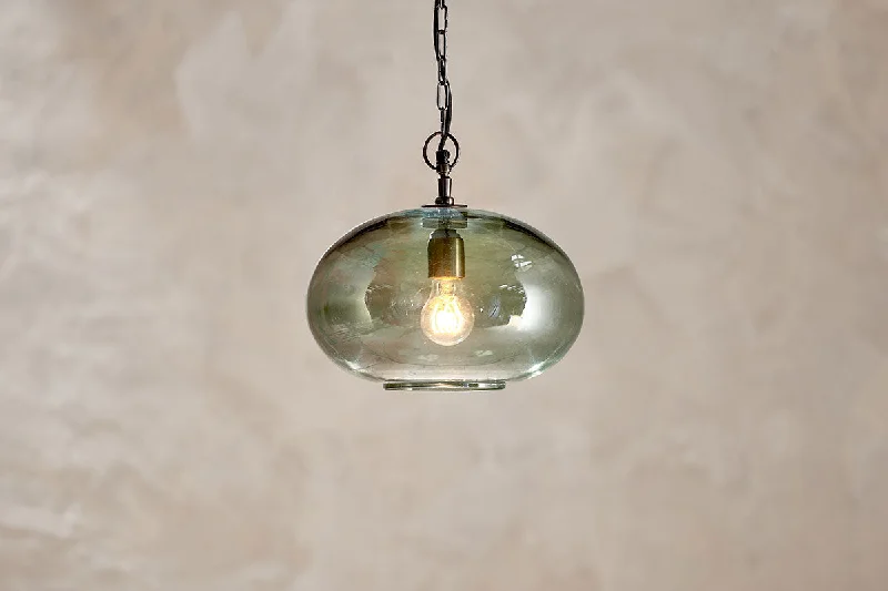 Steampunk Ceiling Lights with Gears, Cogs, and Brass AccentsNkuku Otoro Recycled Green Glass Pendant Small Round Steampunk Ceiling Lights with Gears, Cogs, and Brass AccentsNkuku Otoro Recycled Green Glass Pendant Small Round