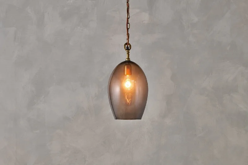 Art Deco Ceiling Lights with Geometric Patterns and Metallic FinishesNkuku Otoro Recycled Smoke Glass Pendant Large Oval Art Deco Ceiling Lights with Geometric Patterns and Metallic FinishesNkuku Otoro Recycled Smoke Glass Pendant Large Oval