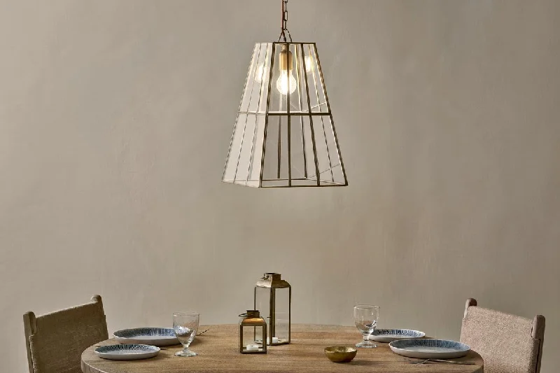 Mediterranean - Style Ceiling Lights with Terra - Cotta and Ceramic DetailsNkuku Solan Glass Lantern Pendant Mediterranean - Style Ceiling Lights with Terra - Cotta and Ceramic DetailsNkuku Solan Glass Lantern Pendant