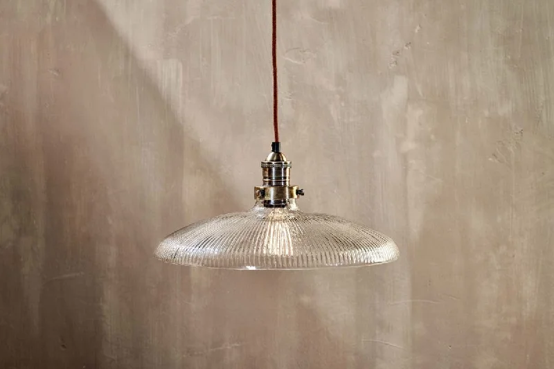 Metal Ceiling Lights in Brass, Copper, Stainless Steel, and IronNkuku Zowie Recycled Ribbed Glass Large Pendant Metal Ceiling Lights in Brass, Copper, Stainless Steel, and IronNkuku Zowie Recycled Ribbed Glass Large Pendant