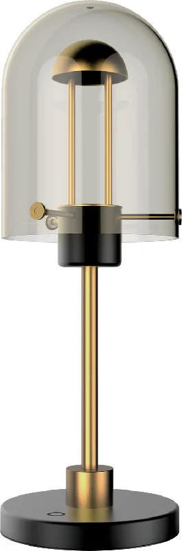 gothic style table lamps with dark finishes for a mysterious lookPageone Lighting PT140964-SDG/SBN Century Led Table Lamp Lamp Gray gothic style table lamps with dark finishes for a mysterious lookPageone Lighting PT140964-SDG/SBN Century Led Table Lamp Lamp Gray