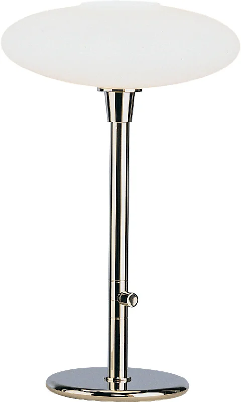 crystal table lamps with dazzling prisms for a glamorous effectRobert Abbey Lighting 2044 Rico Espinet Ovo Lamp Polished Nickel