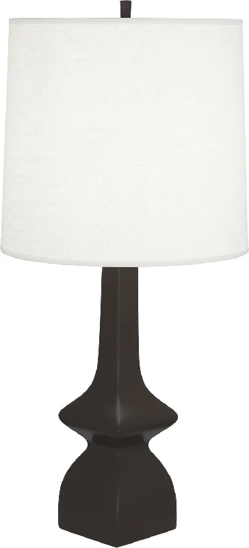 fabric table lamps with a linen shade for a relaxed and breathable lookRobert Abbey Lighting MCF10 Jasmine Lamp Matte Coffee Glazed