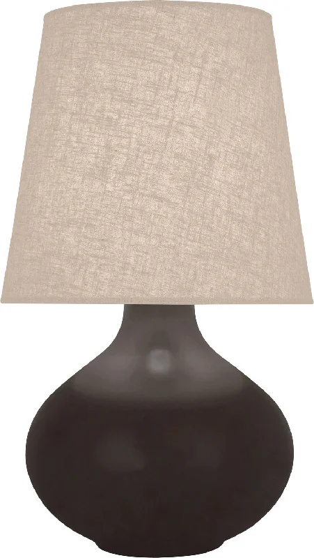 marble table lamps with a luxurious veined pattern for high end decorRobert Abbey Lighting MCF98 June Lamp Mate Coffee Glazed