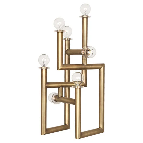 ceramic table lamps with hand painted designs for an artistic touchRobert Abbey Lighting WB902 Jonathan Adler Milano Lamp Warm Brass
