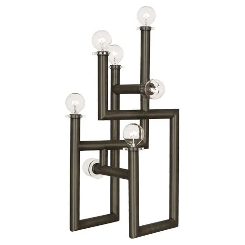 leather table lamps with a distressed texture for a rugged charmRobert Abbey Lighting Z902 Jonathan Adler Milano Lamp Deep Patina Bronze