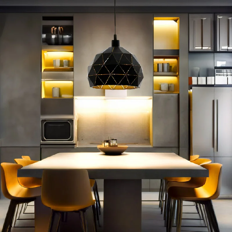 Scandinavian Style Ceiling Lights with Light Wood AccentsRoccaforte Pendant Light Small/Medium/Large in Black or White Scandinavian Style Ceiling Lights with Light Wood AccentsRoccaforte Pendant Light Small/Medium/Large in Black or White