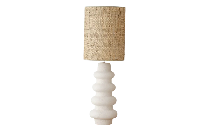 leather table lamps with a distressed texture for a rugged charmSong Lamp