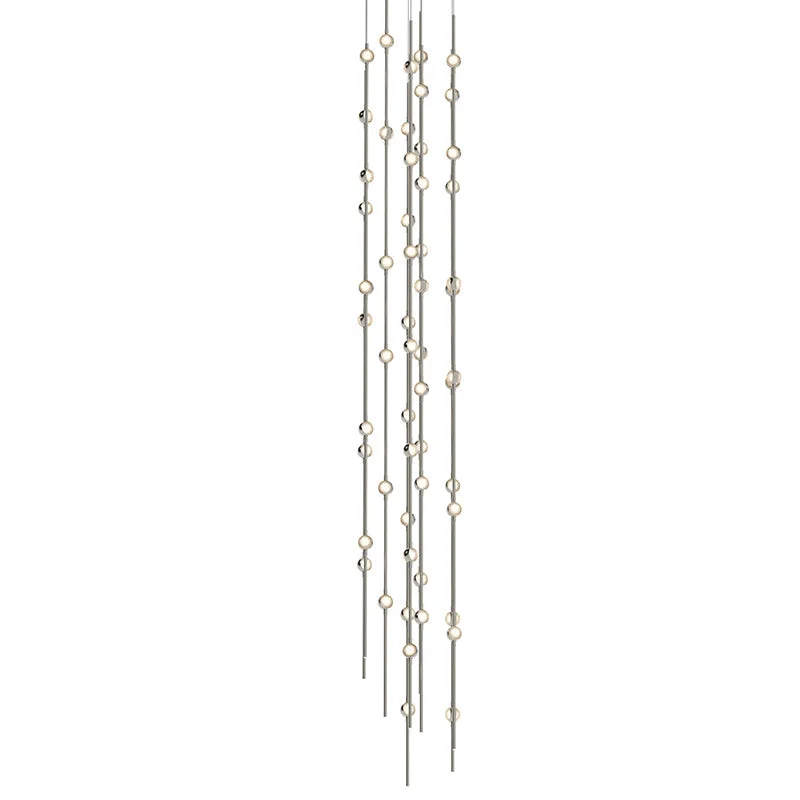 Tropical - Themed Ceiling Lights with Palm - Leaf Shapes and Rattan WrapsLED Pendant Tropical - Themed Ceiling Lights with Palm - Leaf Shapes and Rattan WrapsLED Pendant
