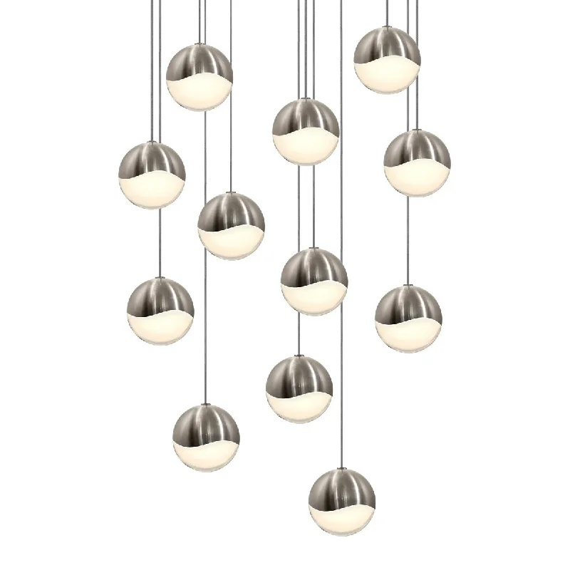 Glass Ceiling Lights with Frosted, Colored, or Etched GlassLED Pendant