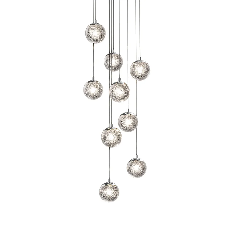 Industrial Style Ceiling Lights with Exposed Bulbs and Metal CagesLED Pendant