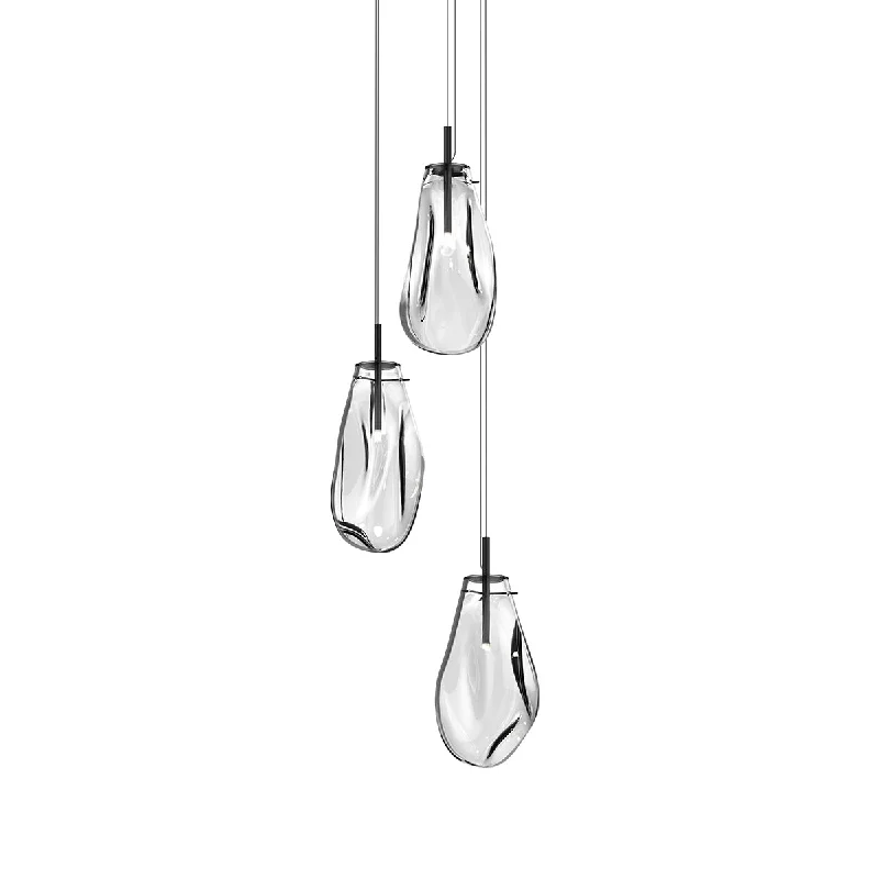 Glass Ceiling Lights with Frosted, Colored, or Etched GlassLED Pendant