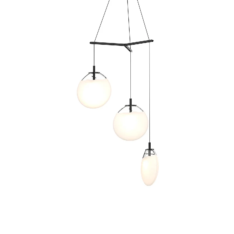 Glass Ceiling Lights with Frosted, Colored, or Etched GlassLED Pendant