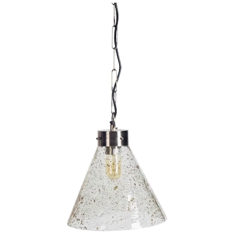 Rustic Ceiling Lights with Reclaimed Wood and Distressed FinishesThurlow Pendant Light Seeded Glass | Silver Metal Rustic Ceiling Lights with Reclaimed Wood and Distressed FinishesThurlow Pendant Light Seeded Glass | Silver Metal