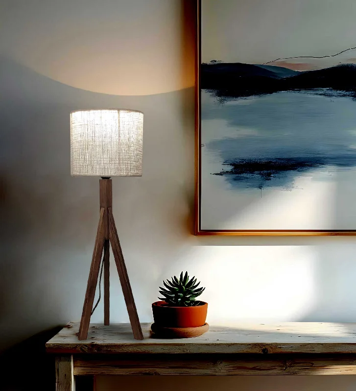 coastal style table lamps with nautical elements for beach housesTriune Brown Wooden Table Lamp with White Printed Lampshade coastal style table lamps with nautical elements for beach housesTriune Brown Wooden Table Lamp with White Printed Lampshade
