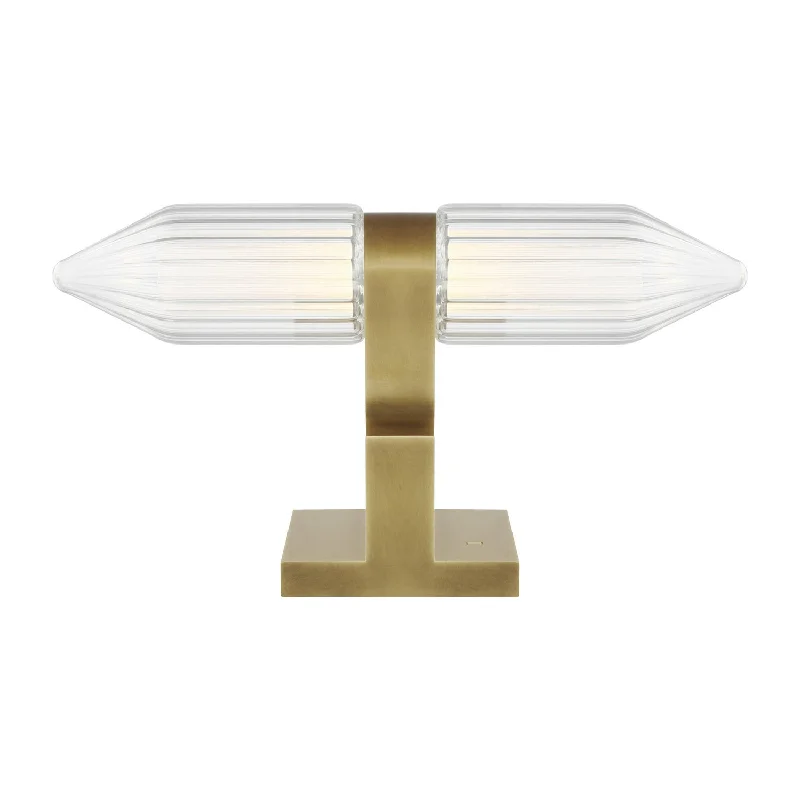 crystal table lamps with dazzling prisms for a glamorous effectVisual Comfort Modern 700PRTLGSN8BR-LED927 Langston Led Table Lamp Lamp Brass crystal table lamps with dazzling prisms for a glamorous effectVisual Comfort Modern 700PRTLGSN8BR-LED927 Langston Led Table Lamp Lamp Brass