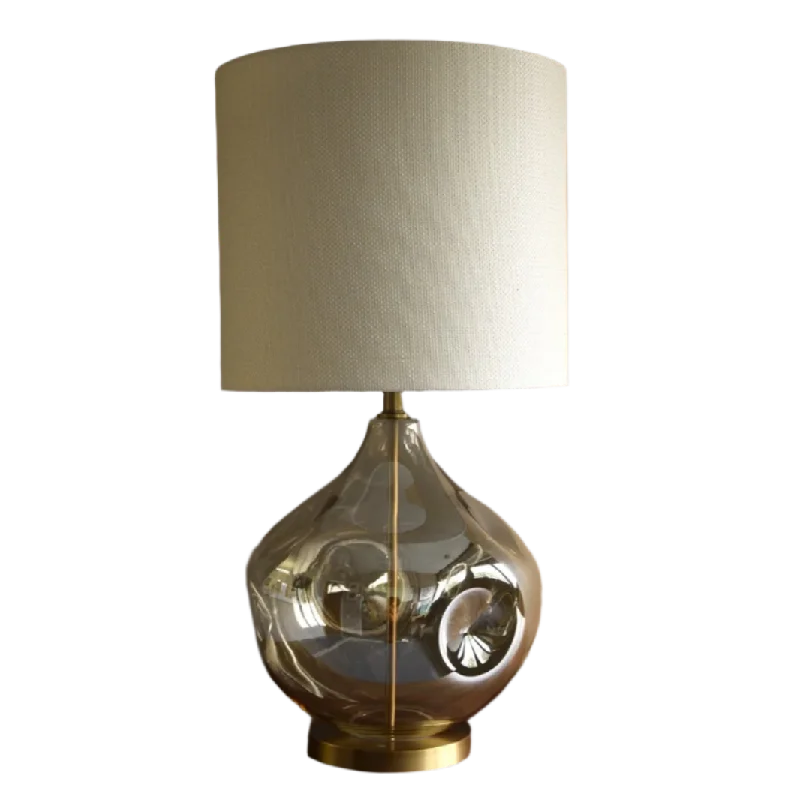 ceramic table lamps with hand painted designs for an artistic touchVolcan Lamp